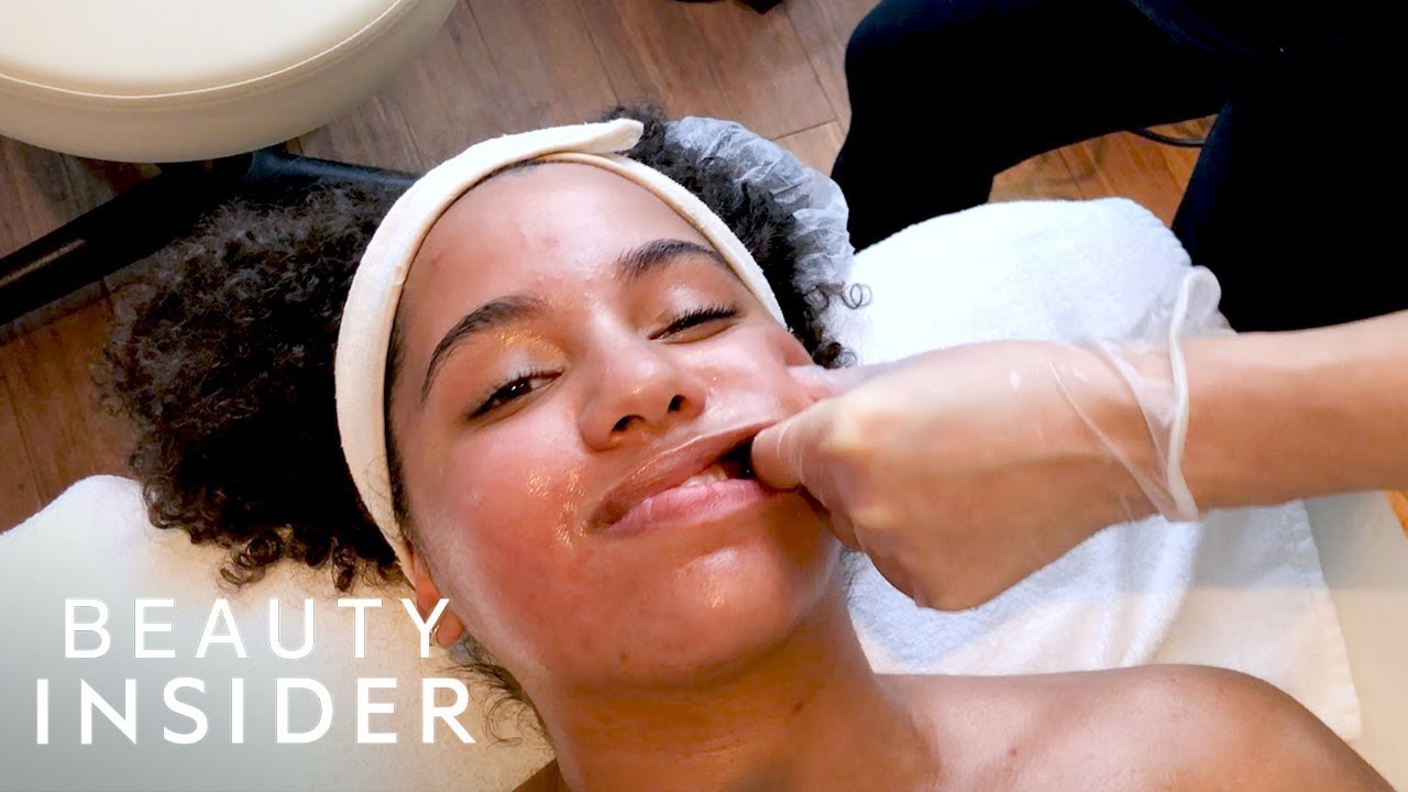 facial massages inside your mouth