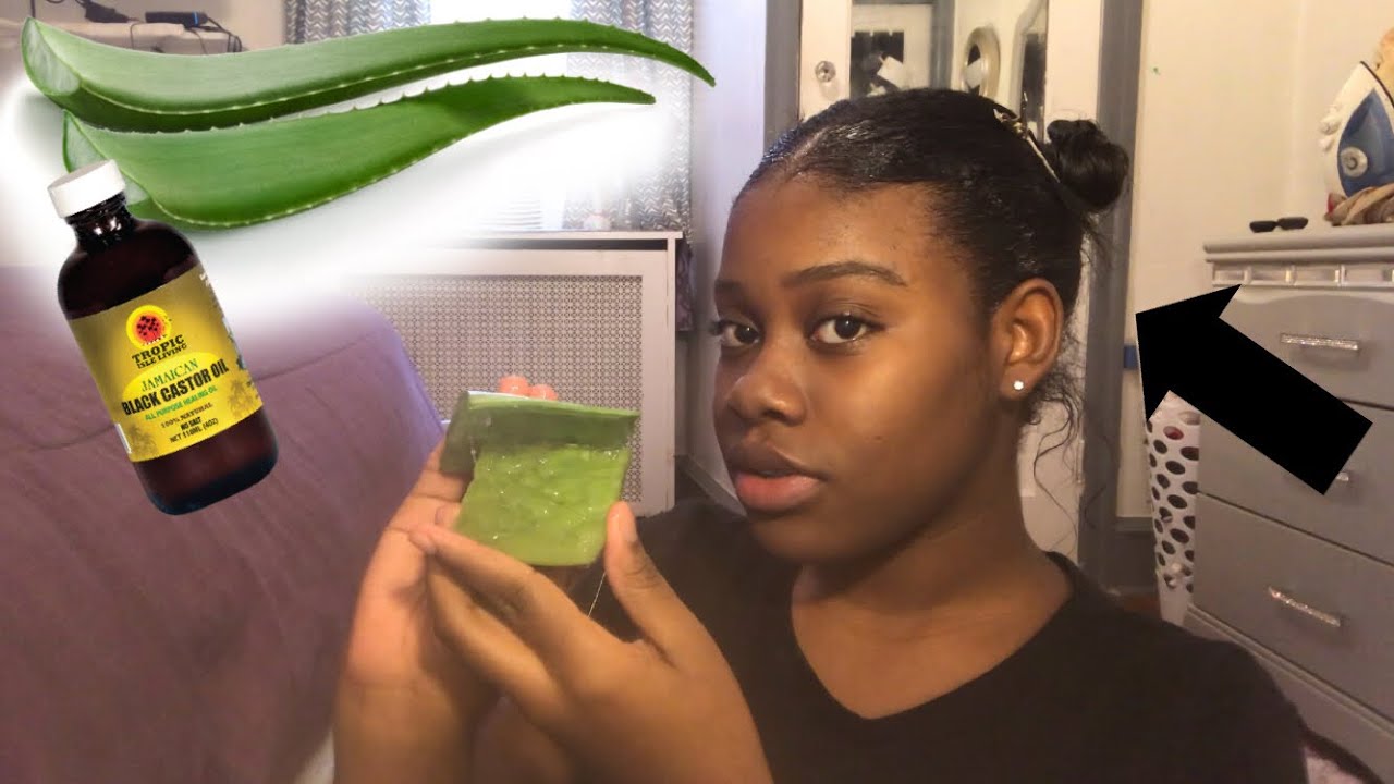 how i grew my hair out aloe vera treatment